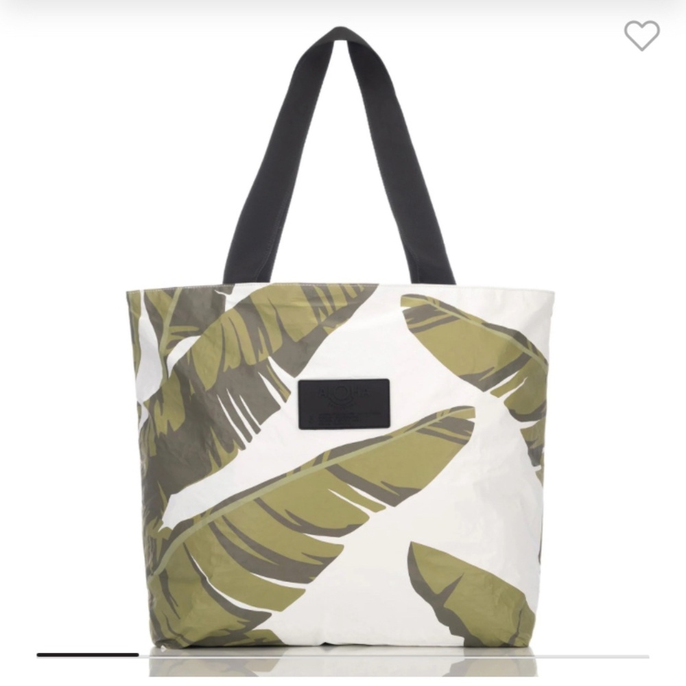 Aloha daytime bag monstera print